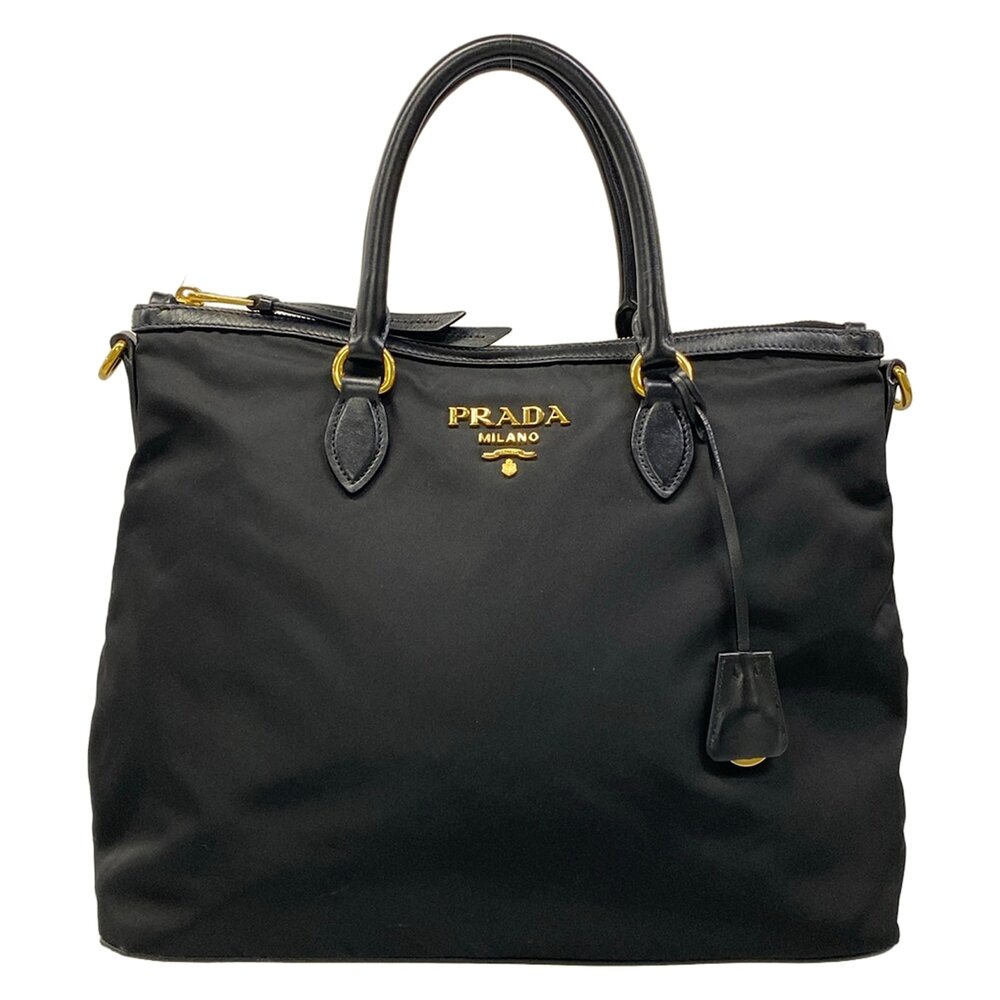 Prada Handbag Nylon Leather